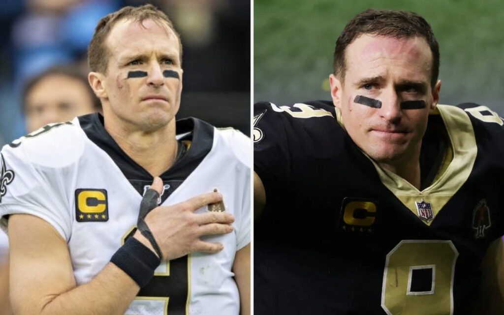 drew brees makes his nbc debut, internet amazed by his new hair