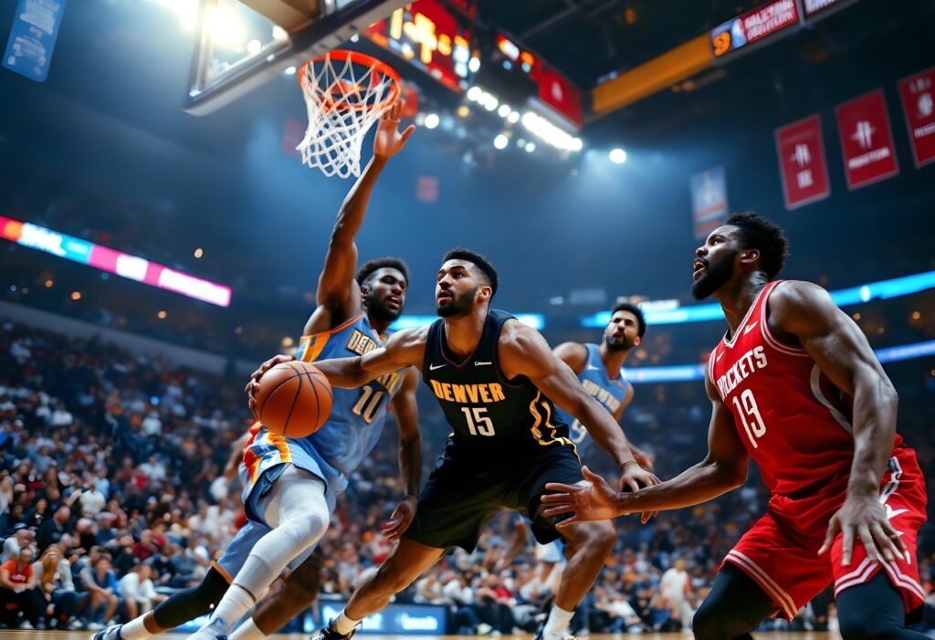 Denver Nuggets vs Houston Rockets Match Player Stats