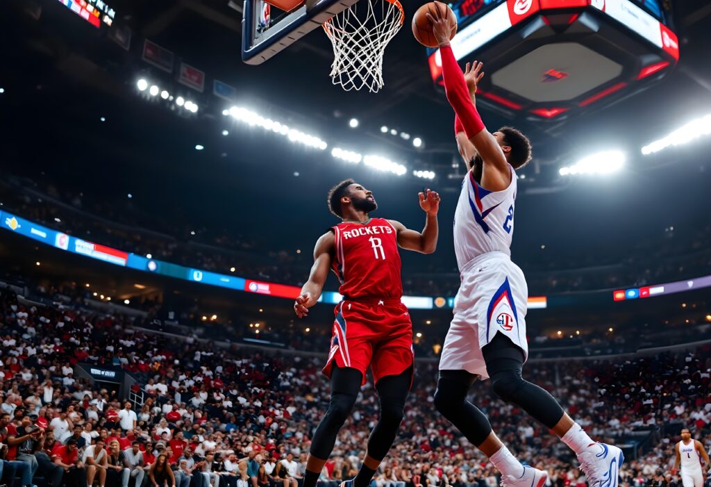 houston rockets vs la clippers match player stats