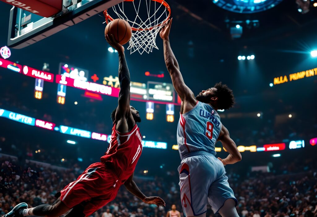 houston rockets vs la clippers match player stats