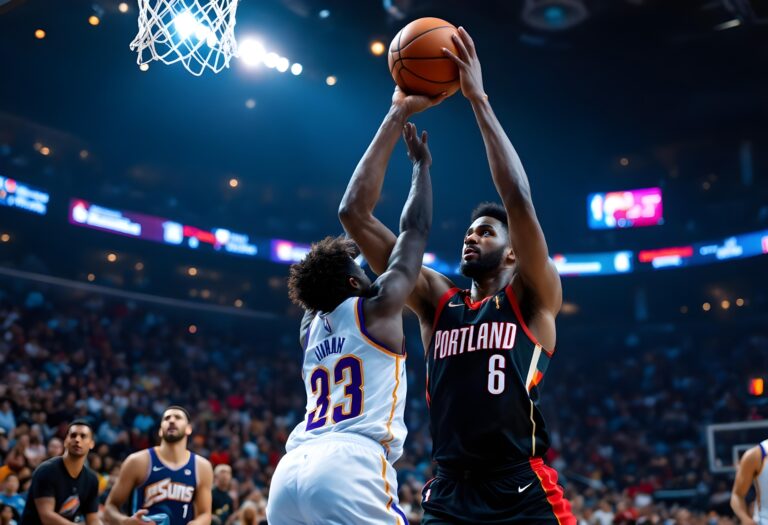 Portland Trail Blazers vs Phoenix Suns Match Player Stats