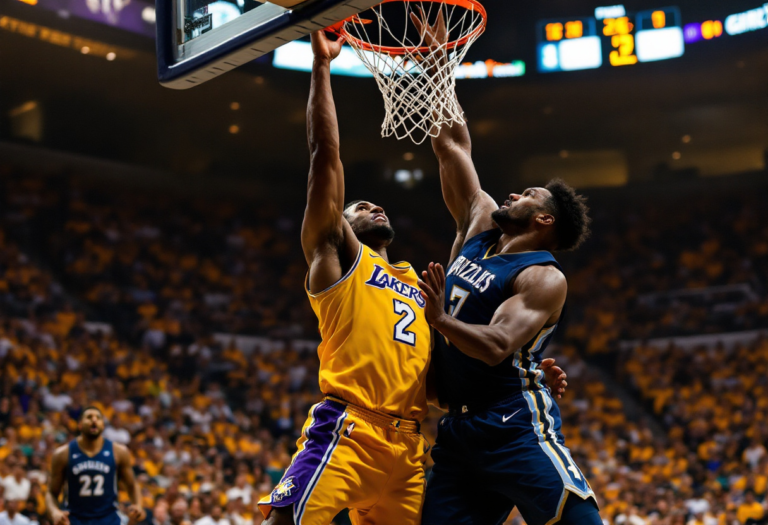 Lakers vs Memphis Grizzlies Match Player Stats