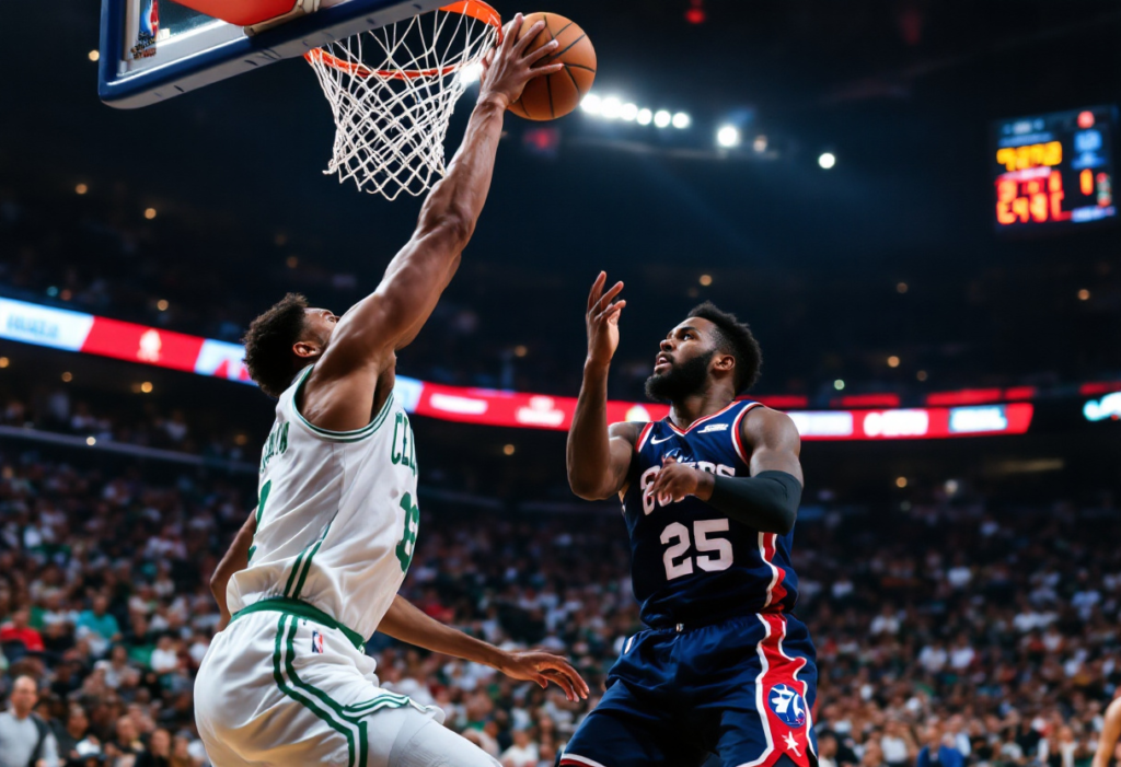 76ers vs Boston Celtics Match Player Stats