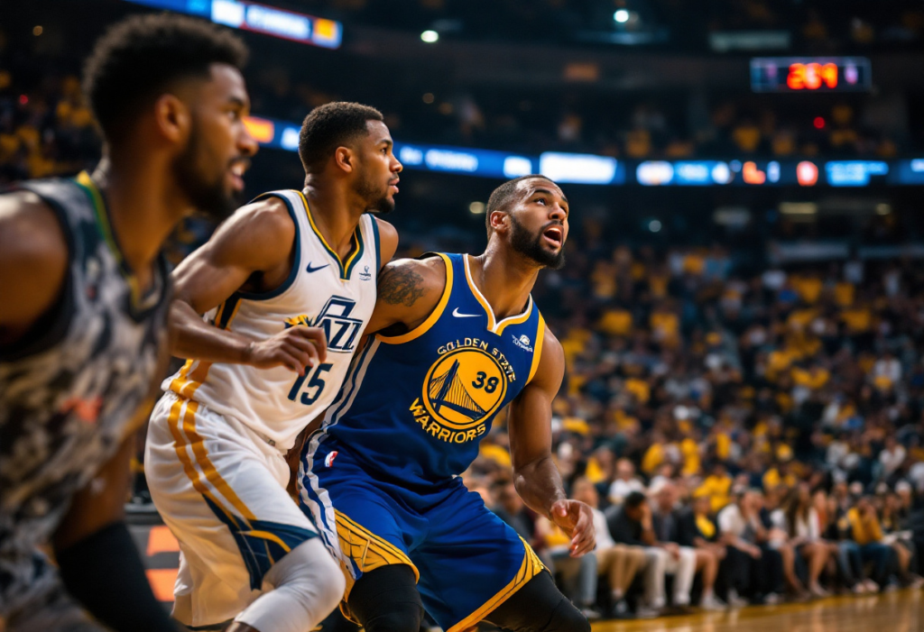 golden state warriors vs utah jazz match player stats