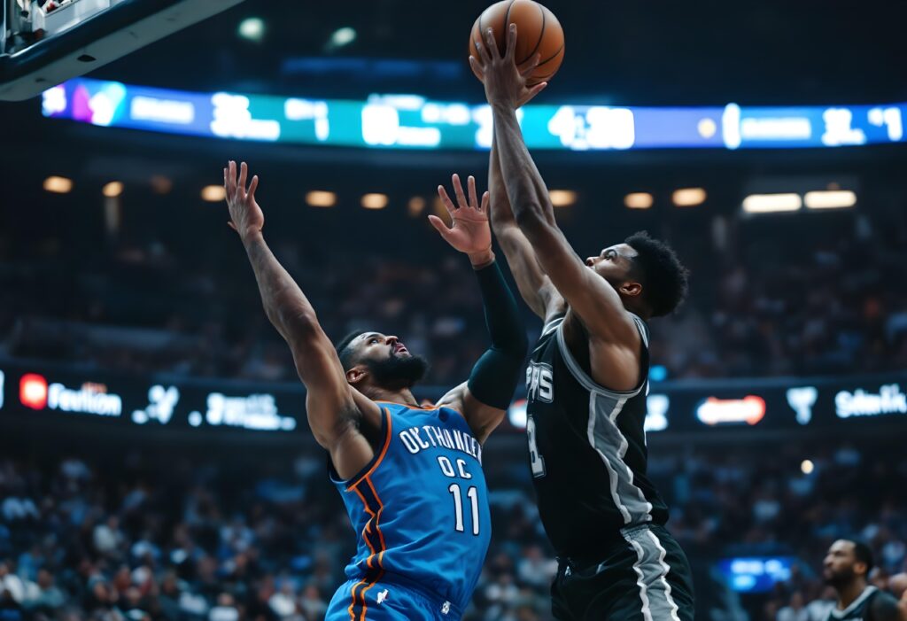 OKC Thunder vs San Antonio Spurs Match Player Stats